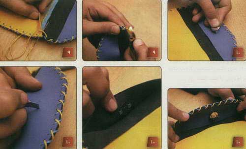 Leather Bag for documents 14 آموزش دوخت كيف چرم : كيف مدارك چرمي