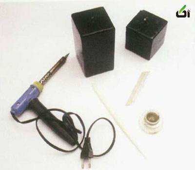 ساخت شمع های آنتیک,آموزش شمع سازی ساخت شمع های آنتیک,آموزش شمع سازی