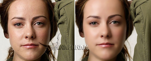 asli 2 آموزش روتوش حرفه اي چهره و پوست صورت در فتوشاپ