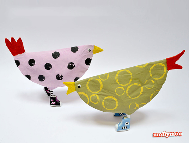 paper-plate-chickens-with-boots-michelle
