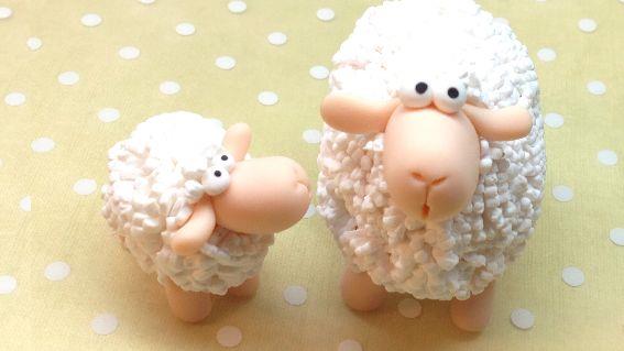 آموزش عروسک سازی گوسفند پشمالو با خمیر پلیمری