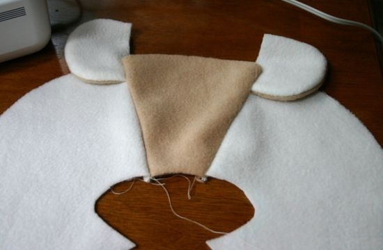طرز ساخت عروسك پارچه اي خرس