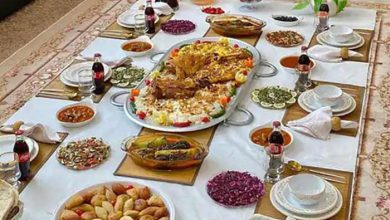 7 بهترین نحوه چیدن سفره غذا روی زمین+ 10 مدل نمونه