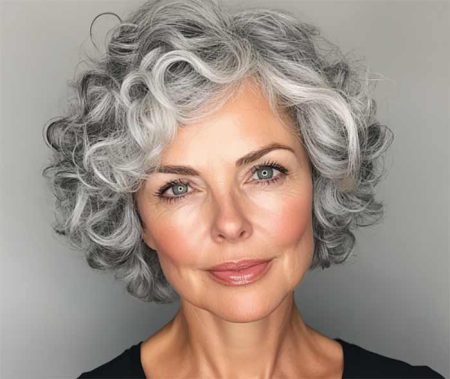 14 بهترین مدل موی کوتاه برای صورت گرد و موی فر+ عکس