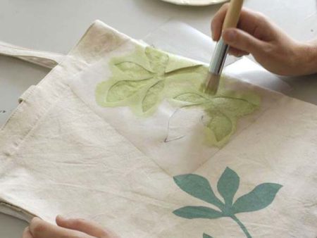 دوره نقاشی روی پارچه