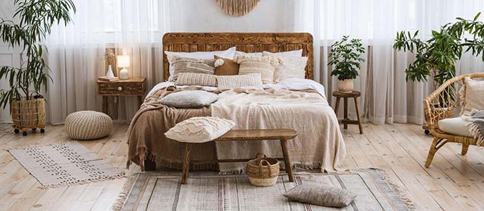 سبک بوهمین برای اتاق خواب