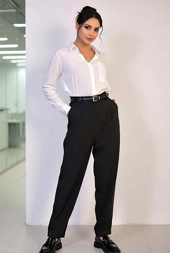 کفش لوفر یا کالج زنانه / تضاد شیک