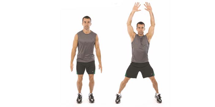 پرش‌های ستاره‌ای (Jumping Jacks)