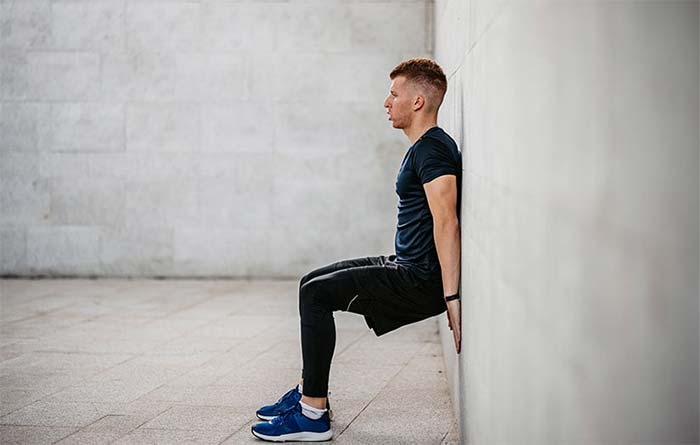 لانژ دیواری (Wall Sits)