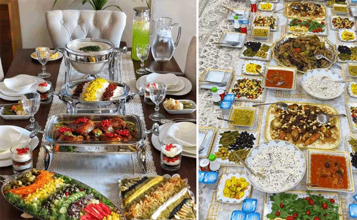 ترفندهای اضافی برای زیبایی بیشتر سفره