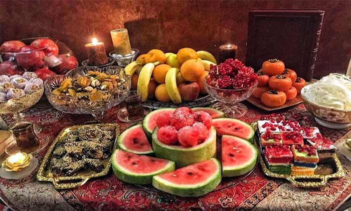 سفره شب یلدا 