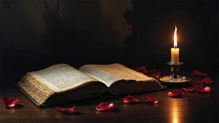 پیام تسلیت کتاب قدیمی