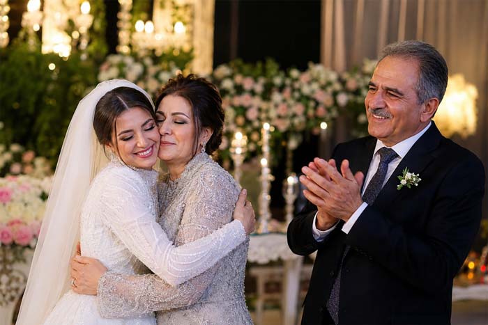 عروس در روز مراسم