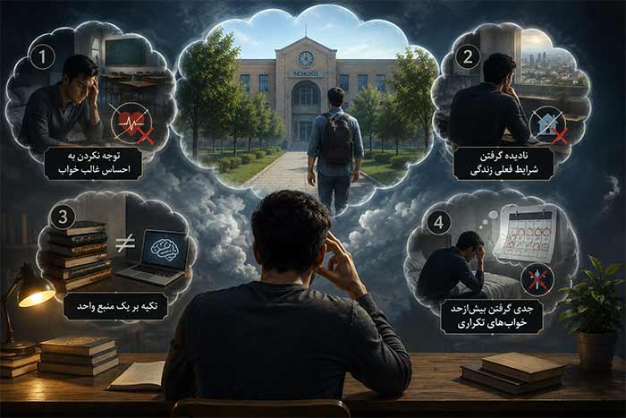 تعبیر خواب اشتباهات رایج در تعبیر این خواب