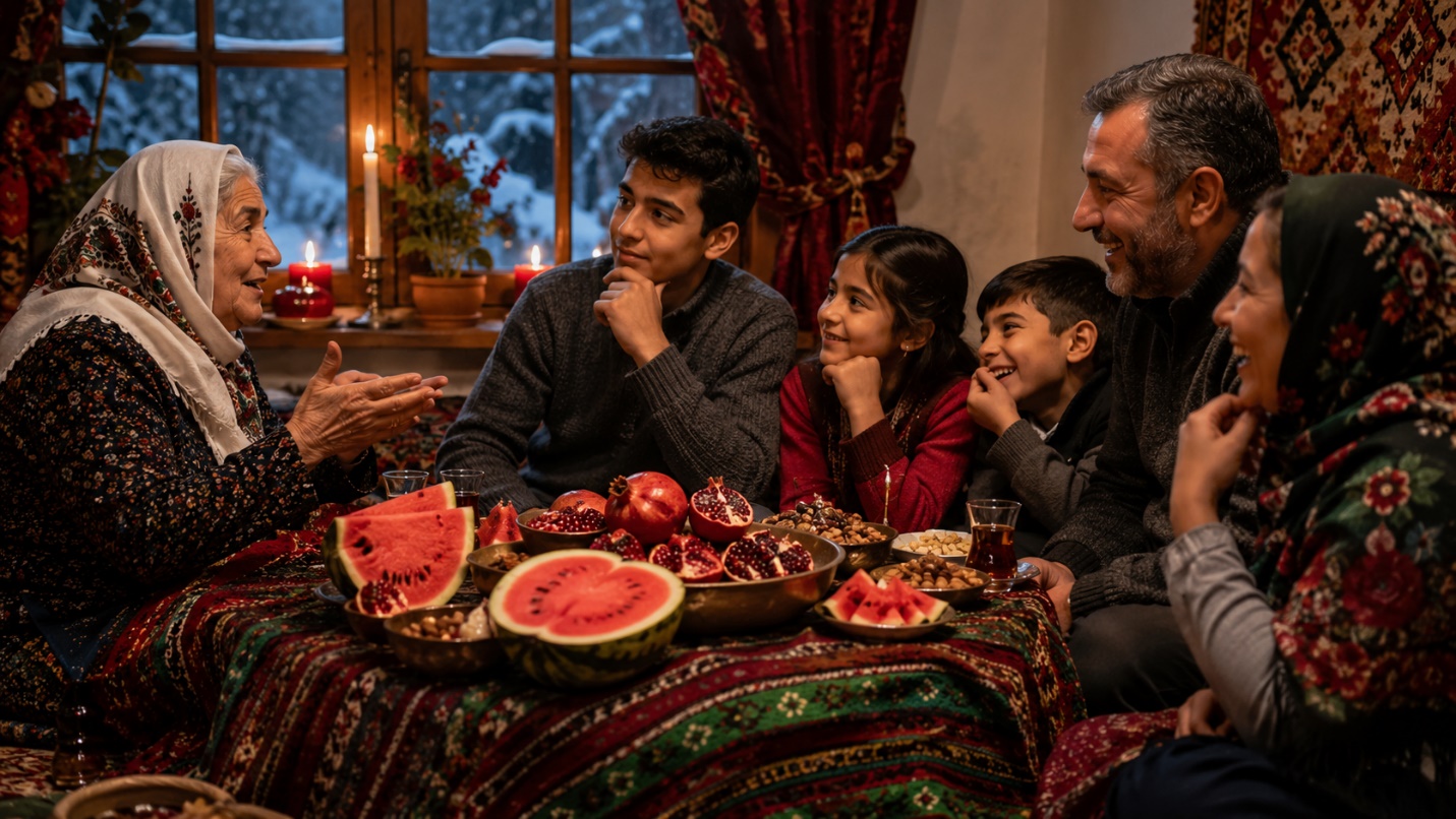  شب یلدا و مهمانی خانوادگی 