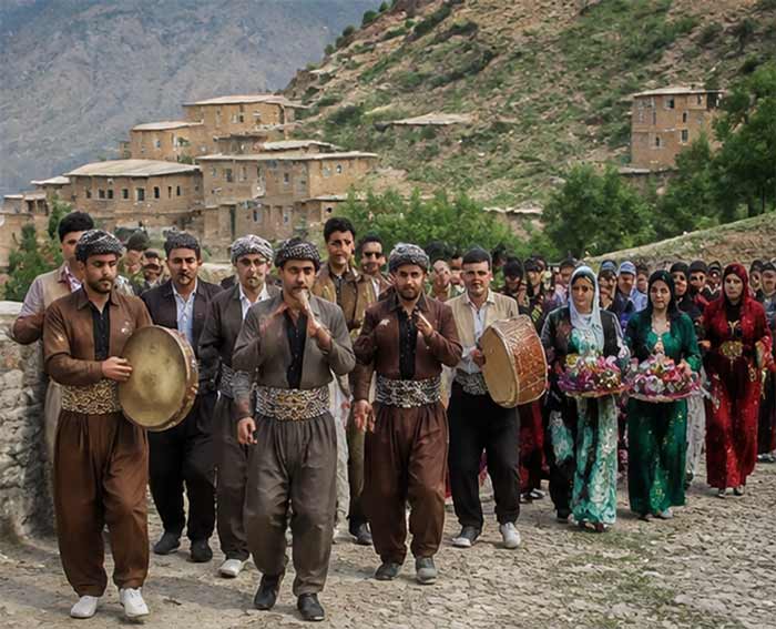 مراسم عروسی کردستان 