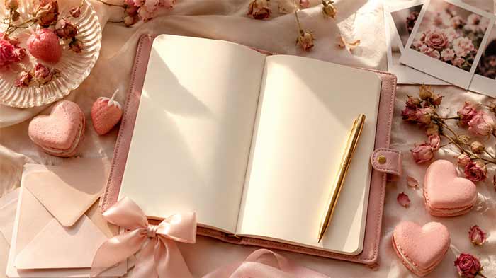 ایده عاشقانه ایده برای شروع دفتر خاطرات عاشقانه